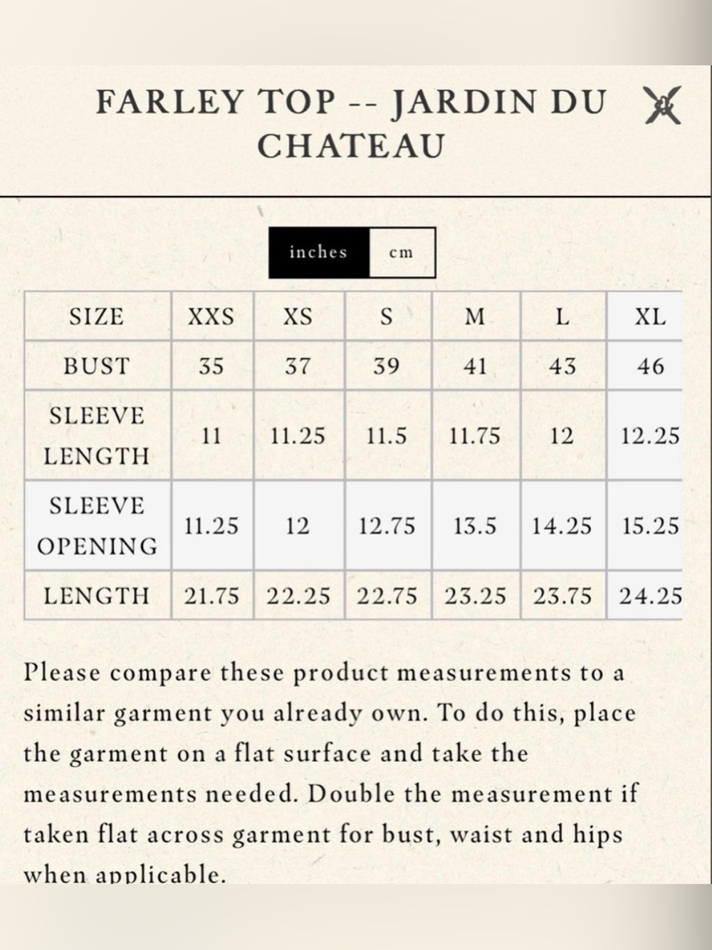 Doen Farley Cotton Ruffle Pintuck Button Puff Short Sleeve Top Jardin Du Chateau - Picture 7 of 7